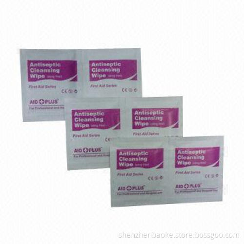 Medical anti-septic wipes, offset printing